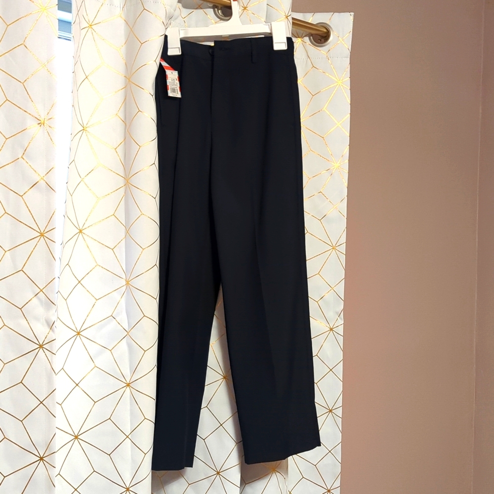 NWT size 10 Cat & Jack boys navy blue dress pants with adjustable waist